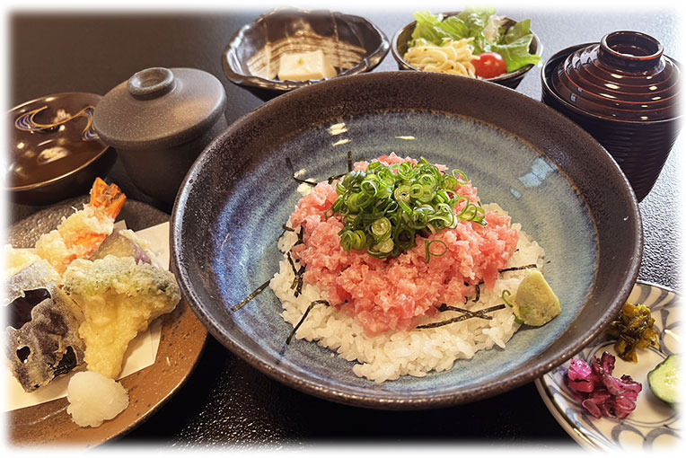 ねぎとろ丼御膳